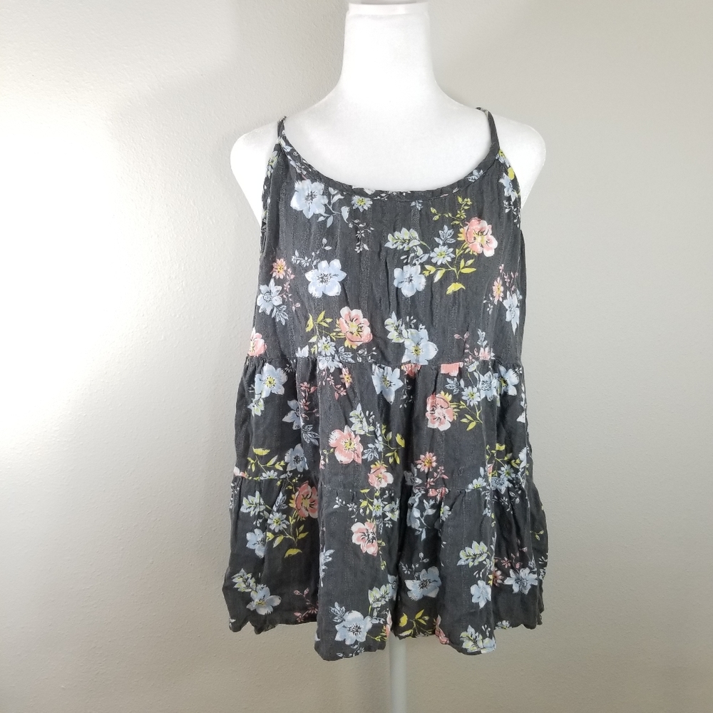 Torrid floral tank, torrid 0/large